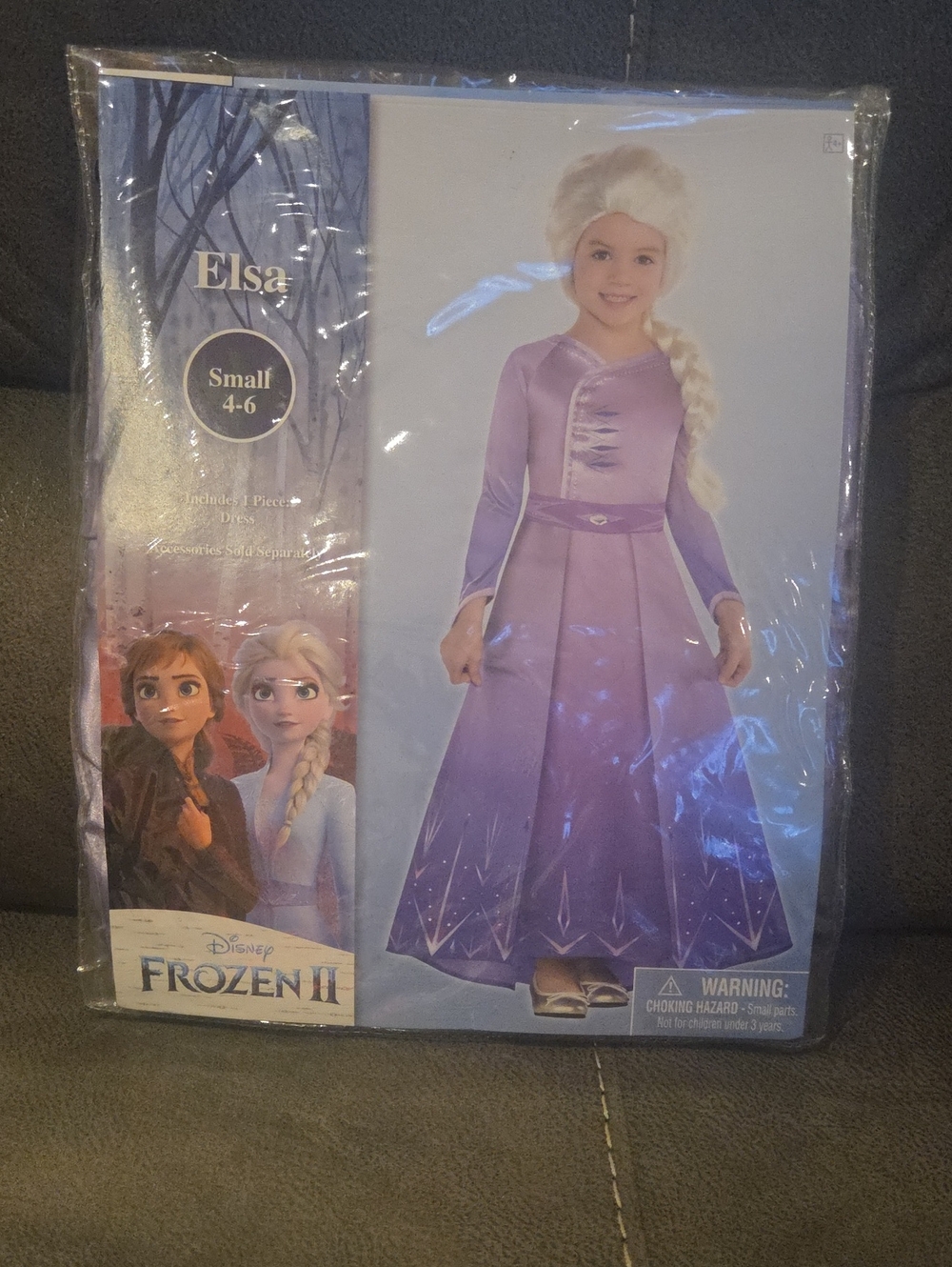 Disney Elsa Purple Dress Halloween Costume - Frozen II